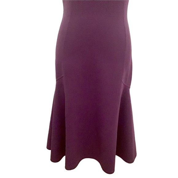 Michael Kors Collection Blackberry Wool Dress Size 4 - Picture 5 of 10